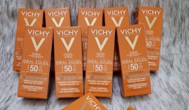 Kem chống nắng Vichy Ideal Soleil BB SPF50 50ml (có màu) - Guu