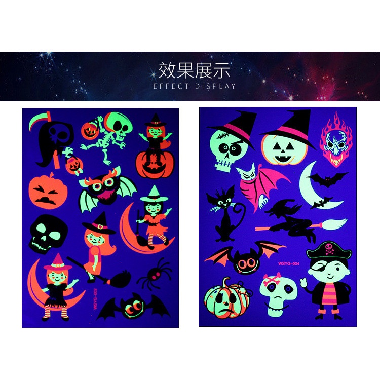 Hình săm halloween cute dễ thương cho bé hóa trang