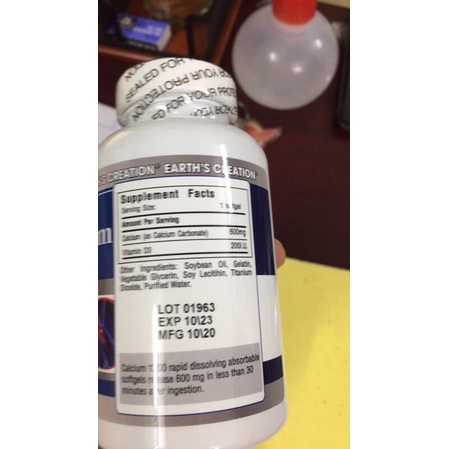 BỔ SUNG LIQUID CALCIUM 1200 WITH VITAMIN D3 Cho Người lớn và trẻ em