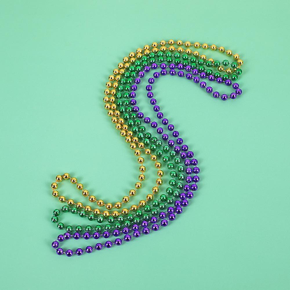 FAY Vòng cổ Chuỗi Hạt Phong Cách Mardi Gras Độc Đáo Cho Nữ Hóa Trang Áo Thun In Hình Patrick Thời Trang Năng Động