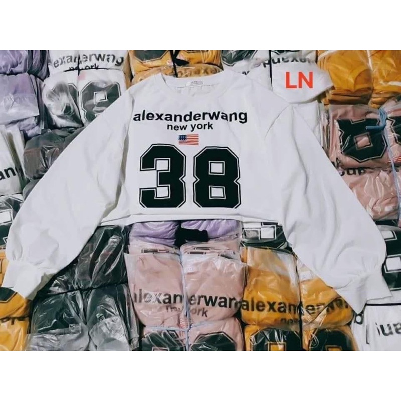 Áo croptop ông già và số 38 tay dài LN11