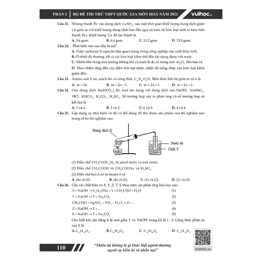 Sách - Thần Tốc Luyện Đề Thi THPT QG 2021 Môn Hóa Học