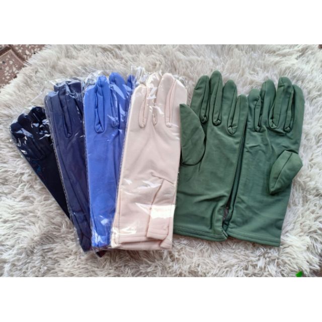 Gang tay chống nắng vải thun cotton trơn size lỡ Mã GTRON18