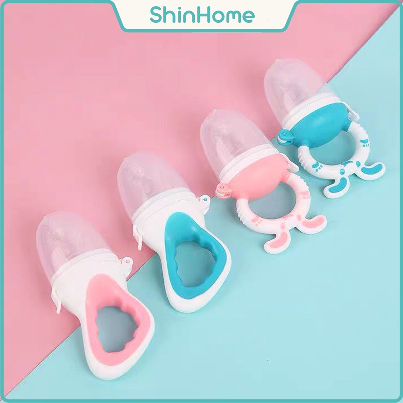 Túi nhai ăn dặm chống hóc cho bé hình thỏ, tam giác