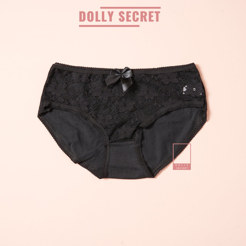 Quần lót nữ cao cấp dễ thương nhiều kiểu gợi cảm xuyên thấu chip ren quà tặng MINA DOLLY SECRET QL023 | BigBuy360 - bigbuy360.vn