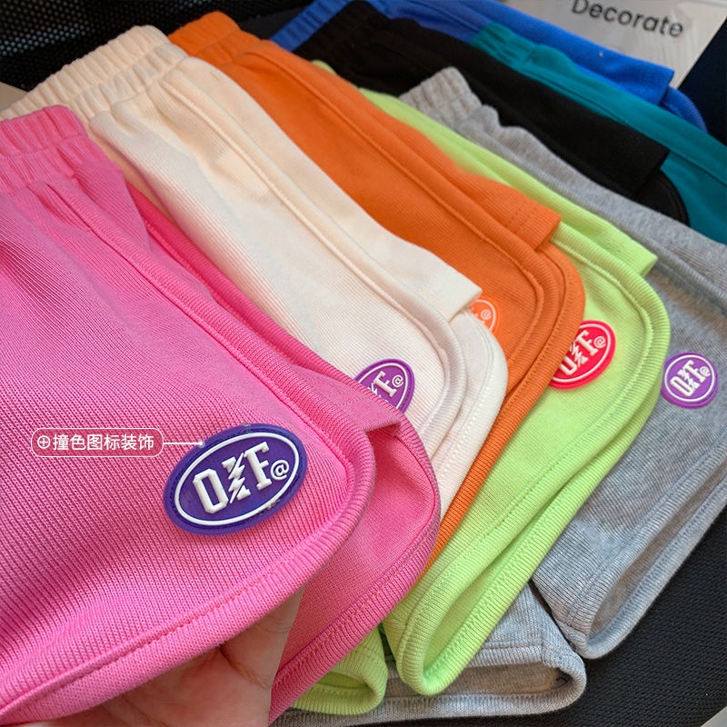 Quần Short Thể Thao Mùa Hè Dáng Rộng Thoải Mái Phong Cách Phương Tây Cho Nữ