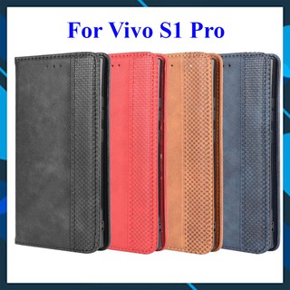 [FreeShip] Bao da dạng ví Vivo S1 Pro (cam kết xịn) hit nam châm, ngăn đựng thẻ tiền tiện lợi