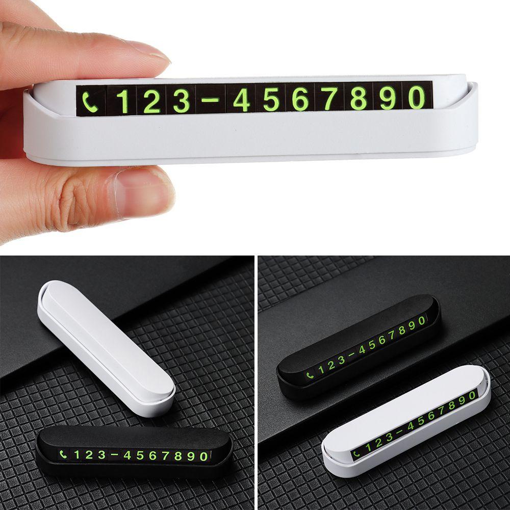 WTTLE Thẻ Đỗ Xe Hơi Tạm Thời Ghi Số Điện Thoại Tiện Dụng