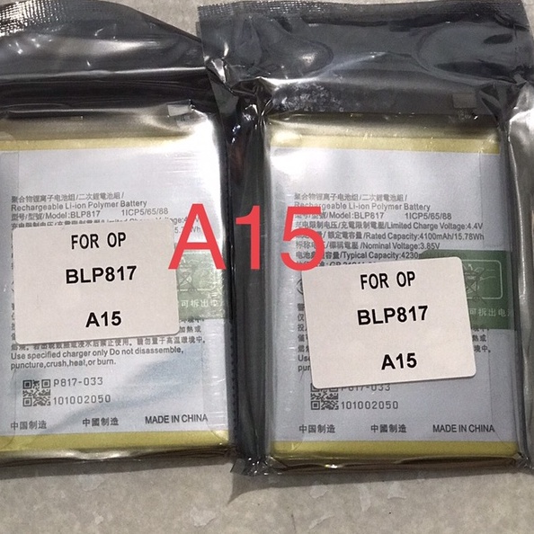 pin oppo A15 A15s / BLP817 - pin zin 4230mAh