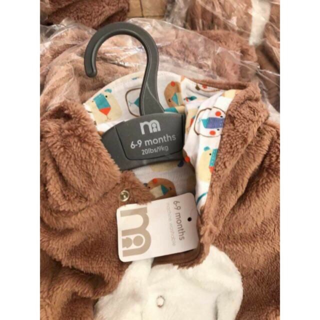 Body lông xuất sịn mothercare