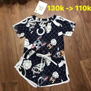 Freeship 99k tq_bộ đùi 3d bé gái