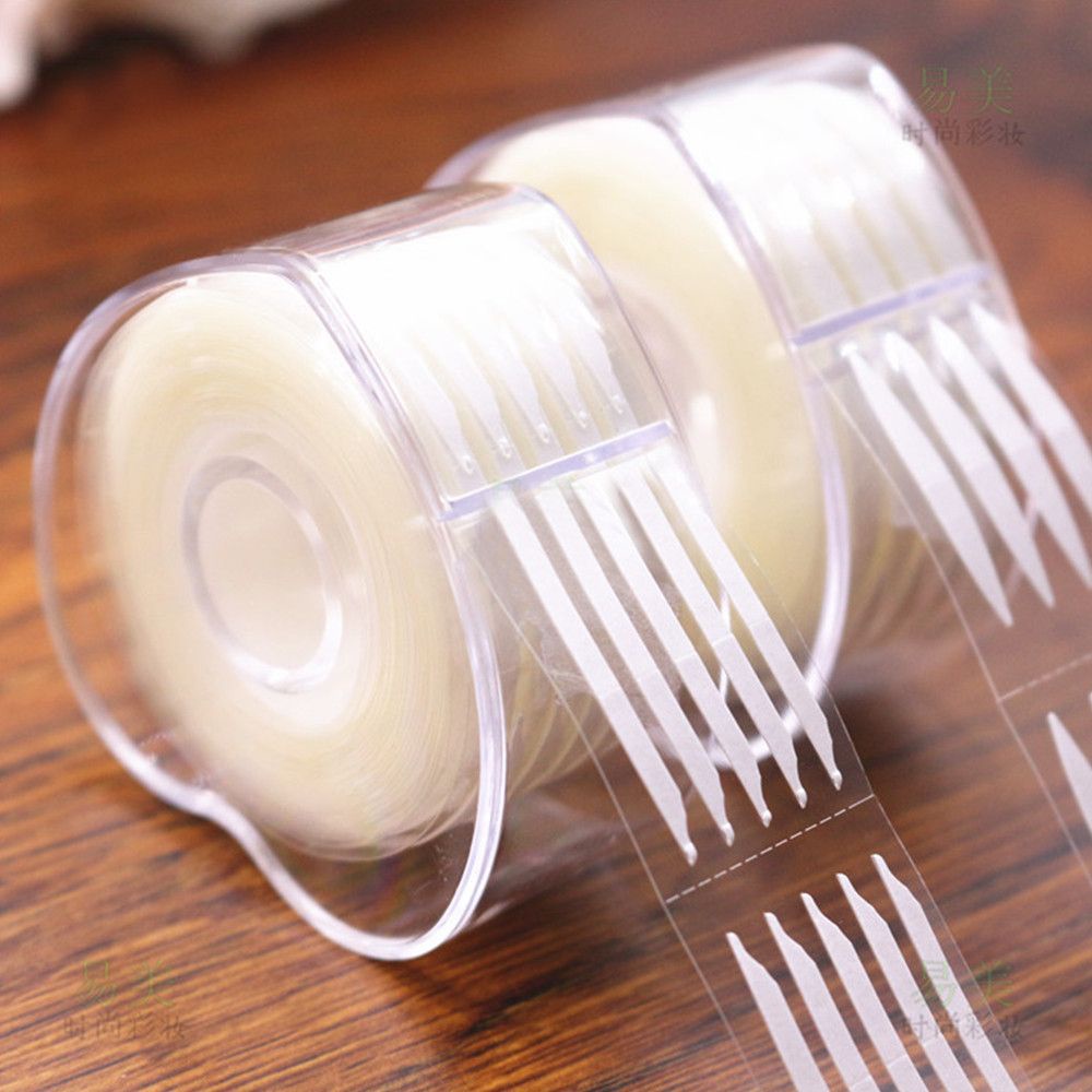 Bộ 220 cặp miếng dán kích mí thiết kế hai mặt bằng sợi tự nhiên dáng mỏng thoáng khí vô hình
