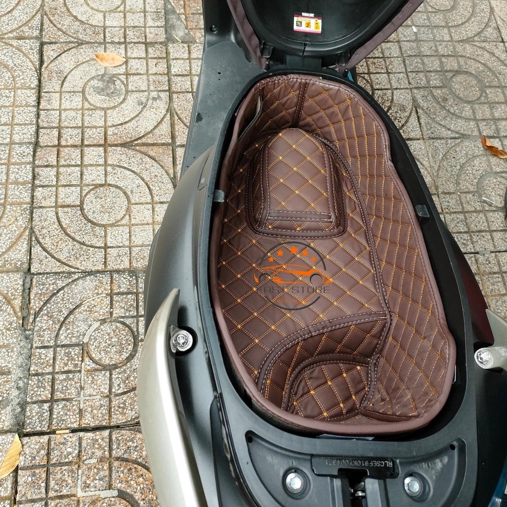 Lót Cốp Da Yamaha LATTE Chống Nóng Chống Sốc Cách Nhiệt Xe Máy Có Túi Đựng Giấy Tờ Faststore