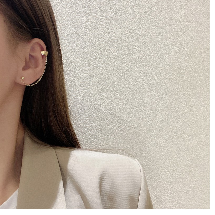 Ear cuff bọc vành Helix cá tính | Bông tai nữ thời trang