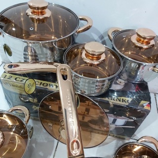 BỘ NỒI 6 MÓN CAO CẤP combo 2 bộ