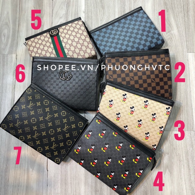 [Ảnh thật] Clutch ví cầm tay nam nữ kẹp nách bản to 2020 - Bee Shop