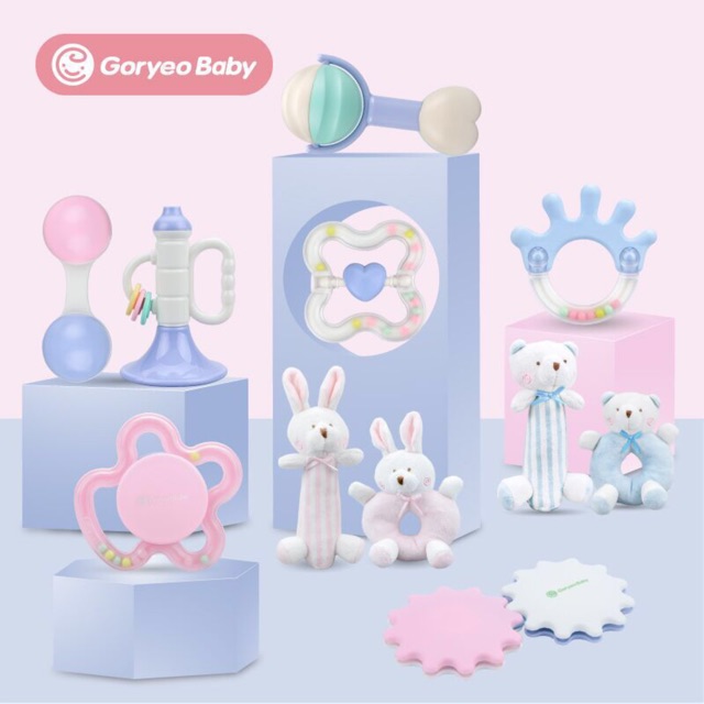 Xúc xắc gặm nướu 9 món cho bé GORYEO BABY