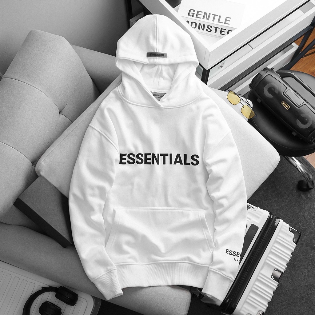 ÁO NỈ NAM HOODIES CHUI PHỐI NÓN KÈM HỌA TIẾT ESSEN SIÊU CHẤT - PHONG CÁCH TRẺ TRUNG , NAM TÍNH