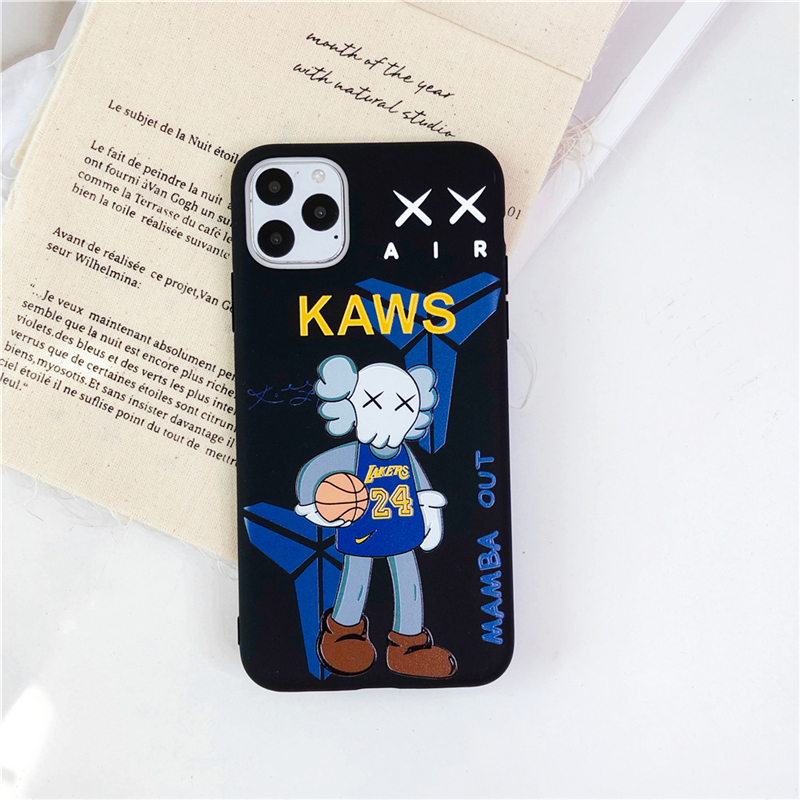 Ốp Điện Thoại Nhựa Mềm Hình Kaws Cho Iphone 7 8 Plus X Xs Xr 11 Pro Max