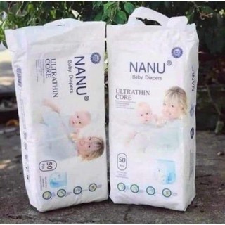 COMBO 2 GÓI 100 MIẾNG Tã Bỉm Quần NANU đủ size M100 L100 XL100 XXL100