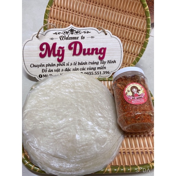 Combo 500gram bánh phơi sương tròn  và 250gram muối tép hành phi giá 85k!