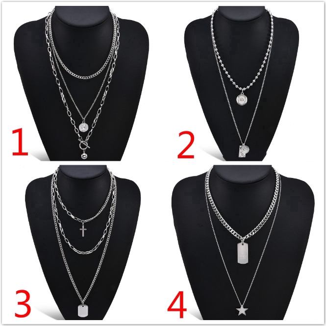 [Mã FAMAYFA giảm 10K đơn 50K] Dây chuyền nhiều lớp phong cách vintage cho nữ | BigBuy360 - bigbuy360.vn