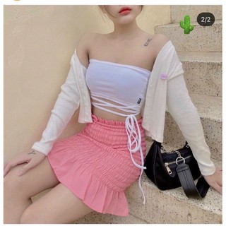 ÁO ỐNG CỘT DÂY EO