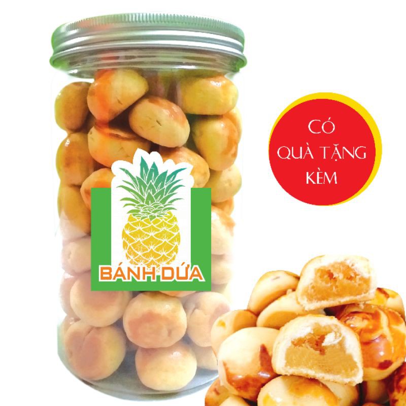 BÁNH DỨA ĐÀI LOAN handmade - Hủ 520g (Có quà tặng kèm)