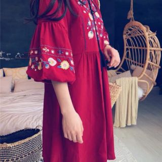 Váy Babydoll thổ cẩm