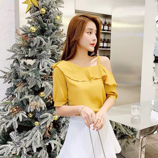 Áo đũi lệch vai