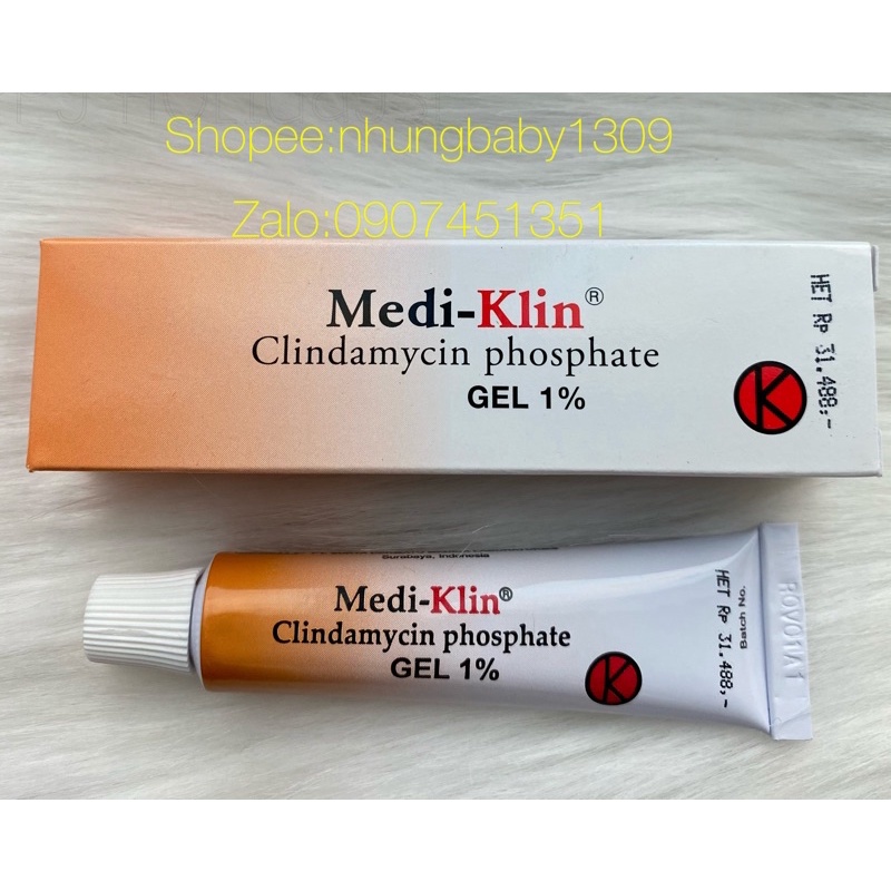 Clindamycin phosphate 1.2%, tretinoin 0.025% xoá mụn đầu đen