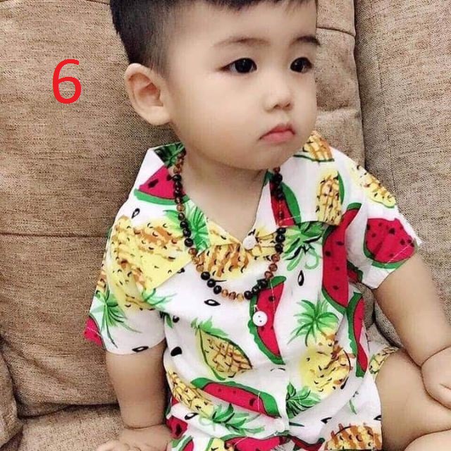 BỘ LANH HOA QUẢ Dành Cho Bé 8-25kg QATE25