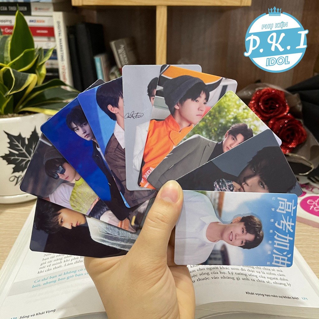 Bộ Card Cứng In Hình Ca Sĩ Vương Tuấn Khải TFBoys Bo Góc Sang Trọng – Quà Tặng CPOP