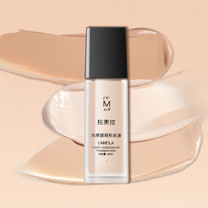 Kem Nền Lameila Kem Nền Che Khuyết Lameila Light Concealer Foundation LCF3, Kem Nền Makeup