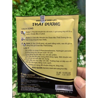 Nhuộm tóc dược liệu Thái Dương