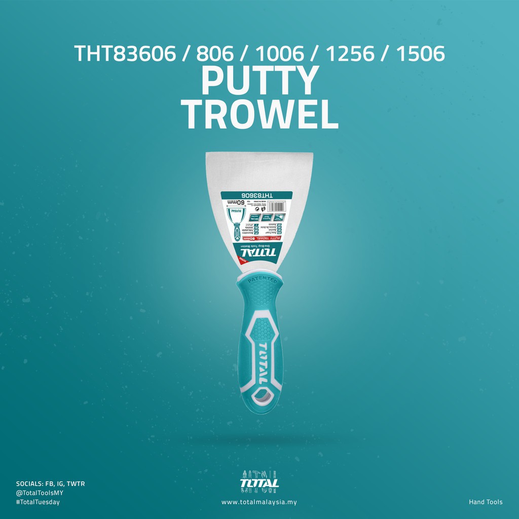 Total Scrap Tools Tht-83806 Putty Trowel Skrap Puty