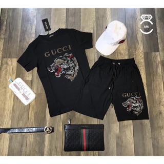 Bộ gucci đính đá chất đẹp