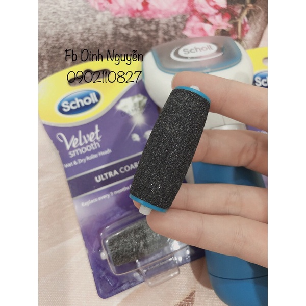 Con lăn thay thế máy chà chân Scholl Velvet Smooth