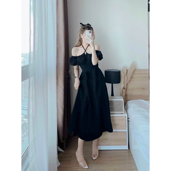 Đầm maxi đi biển