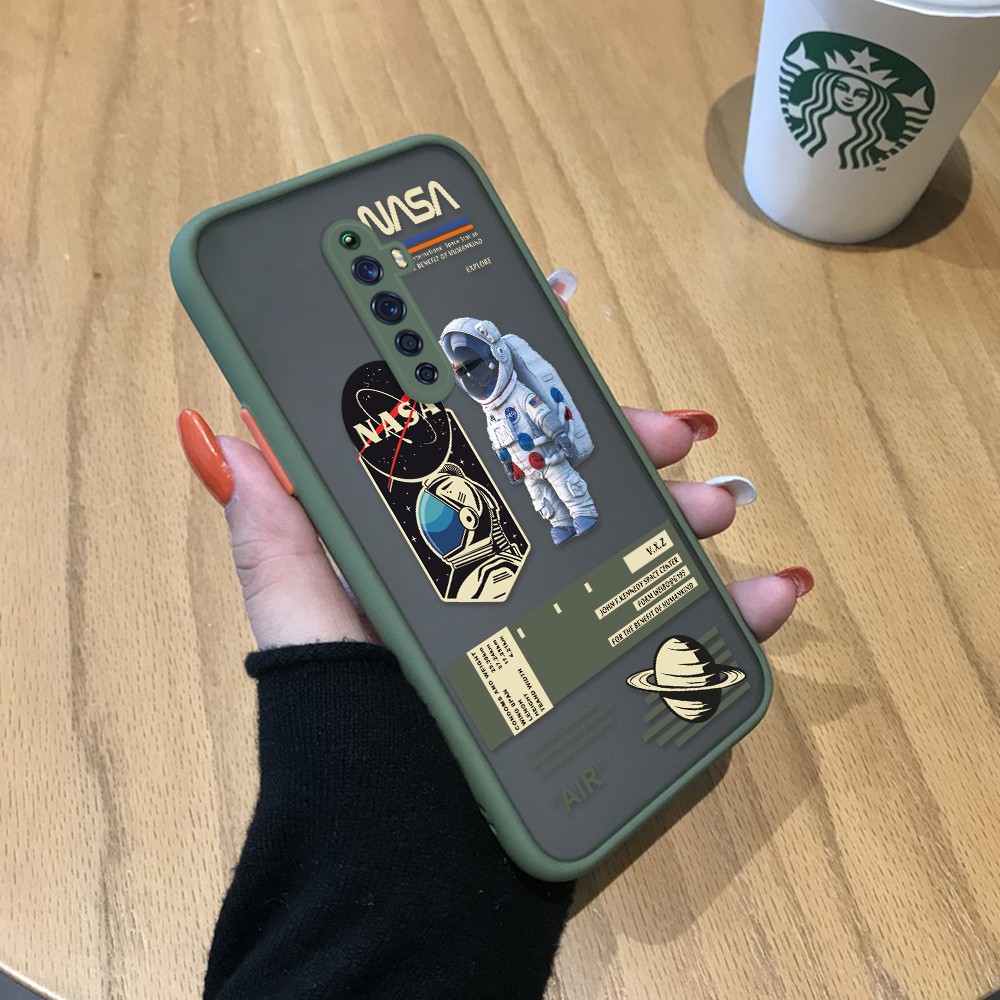 Ốp Điện Thoại Cứng In Logo nasa Cho oppo reno 2f reno2 f