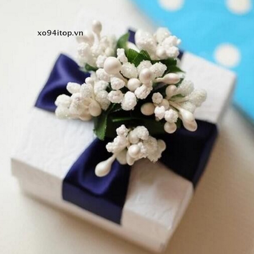 Xoitop Set 12 Bó Hoa Giả Mini Bằng Lụa Dùng Để Trang Trí Tiệc Cưới DIY
