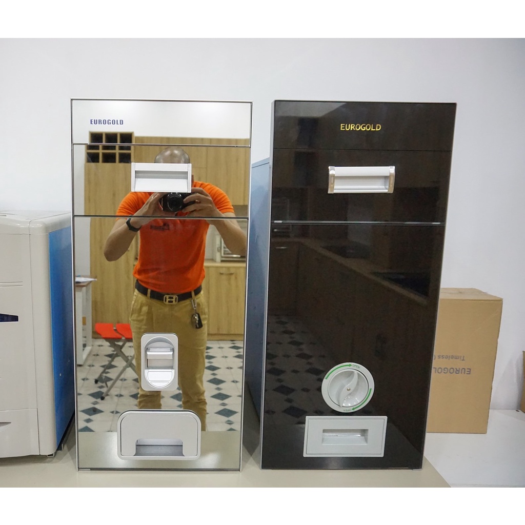 Thùng Gạo Thông Minh Eurogold C300 Nút Vặn Nhiều Màu CÓ THỢ LẮP ĐẶT