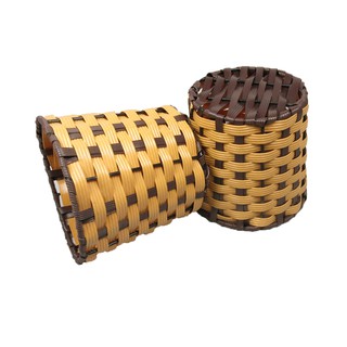 Bộ 5 giỏ đựng giấy ăn mây tròn
