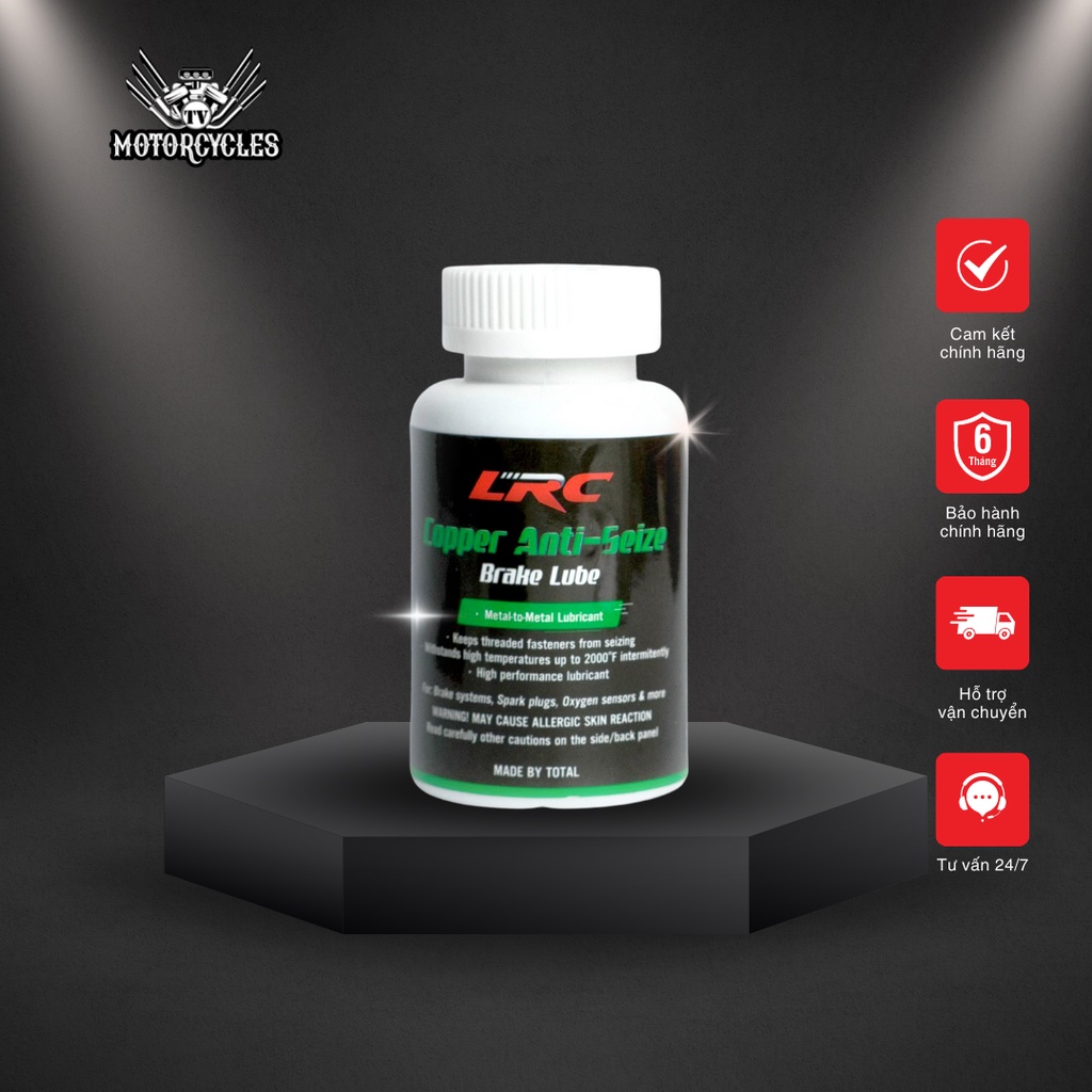 Mỡ Bò Đồng, Chịu Nhiệt LRC - COPPER ANTI-SEIZE  50g