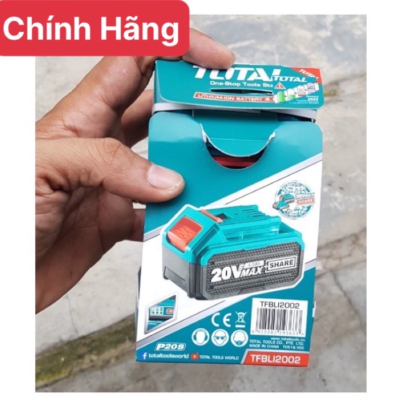 TOTAL Pin Lithium 20V/4.AH TFBLI2002
