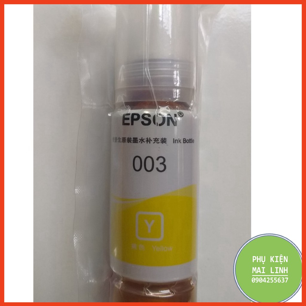 ☘️Mực in màu 003 e.e.pson L1110, L3110, L3150,L4150,L1110- mã 003 nhập khẩu màu đỏ