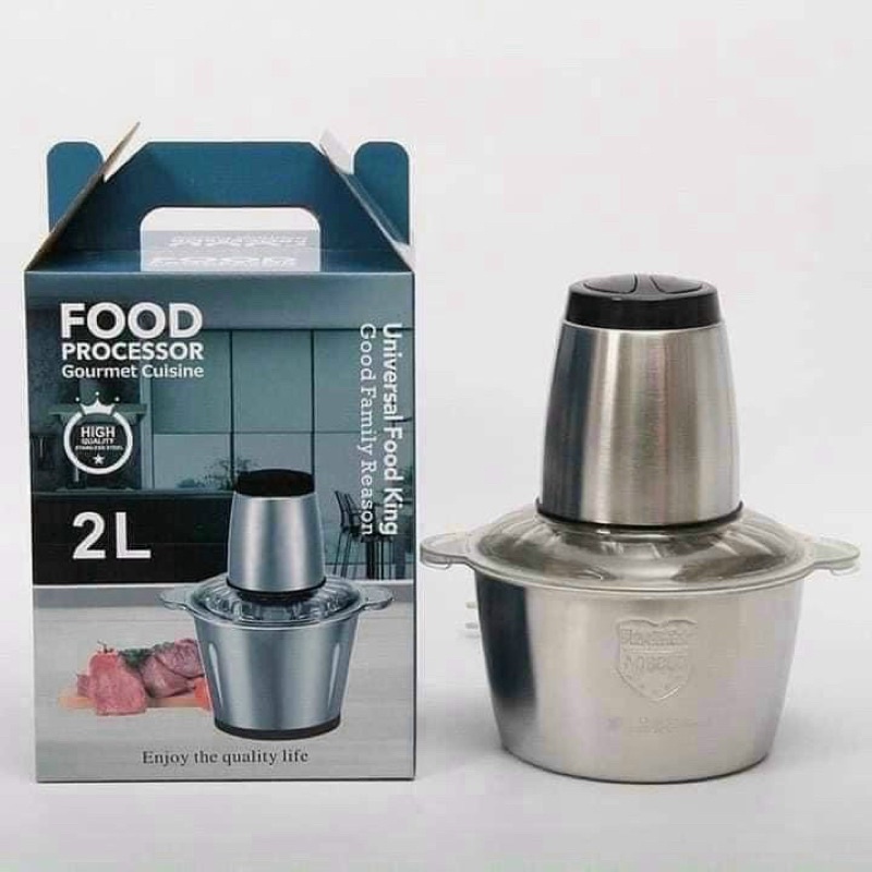 Máy xay thịt, xay rau - củ - quả đa năng cối inox
