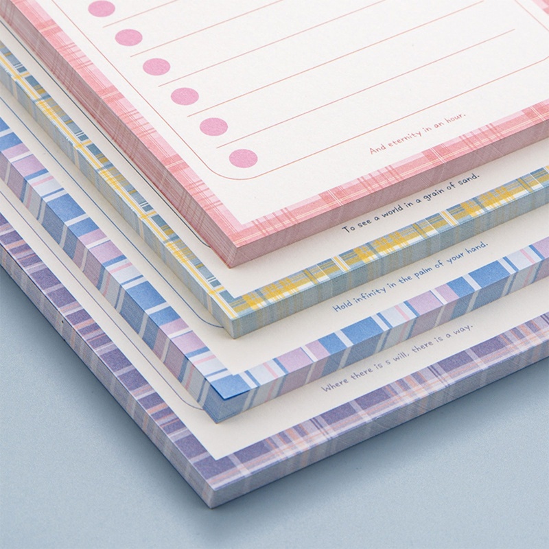 Seng Set 50 Tờ Giấy Ghi Chú Mini Bỏ Túi Lên Kế Hoạch Hàng Ngày Cho Học Sinh / Người Lớn