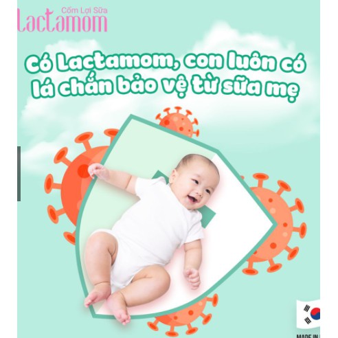 Cốm lợi sữa Lactamom - Hỗ trợ tăng tiết sữa và lợi sữa ngay sau khi sinh và trong suốt thời gian cho con bú.