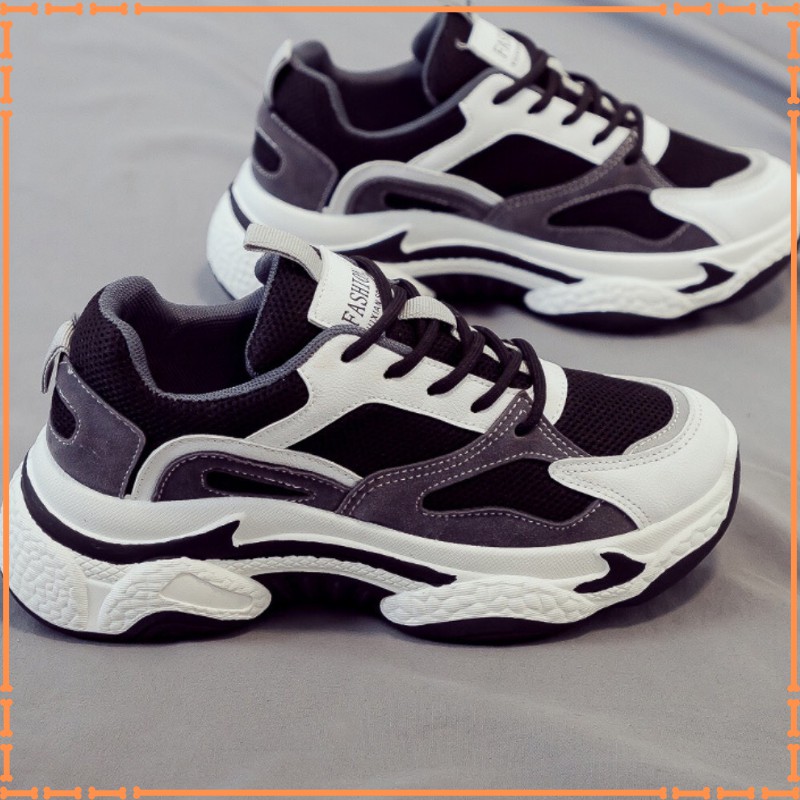 Giày nữ - giày thể thao nữ sneakers tăng chiều cao hiệu quả , độn đế 4-5cm đế cao màu Đen mẫu hot 2021 | WebRaoVat - webraovat.net.vn